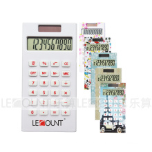 8 chiffres Calculatrice de poche à double puissance avec impression colorée (LC336)